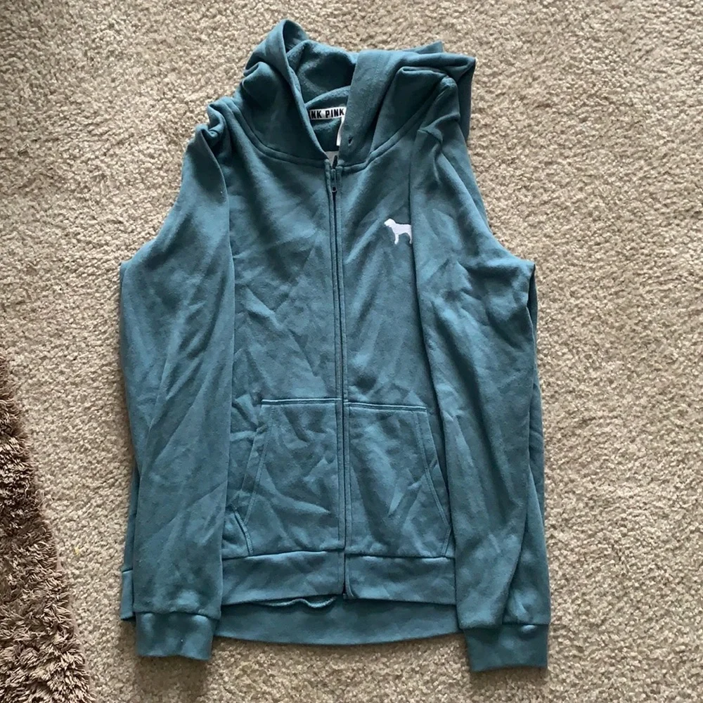 Barely worn zip up hoodie from Pink - Picture 1 of 2